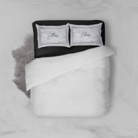 white marble pillowcase set